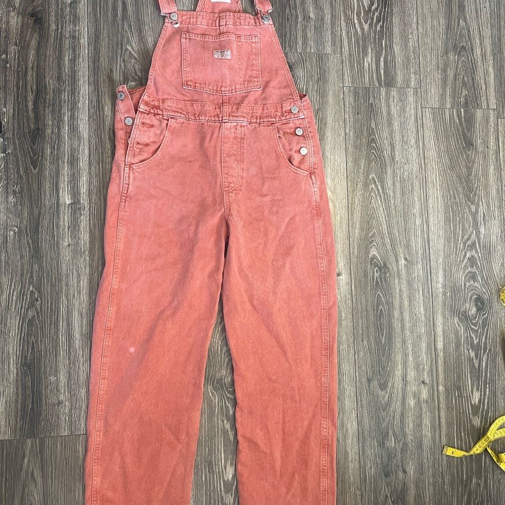 Levi’s Rust Orange Overalls size small